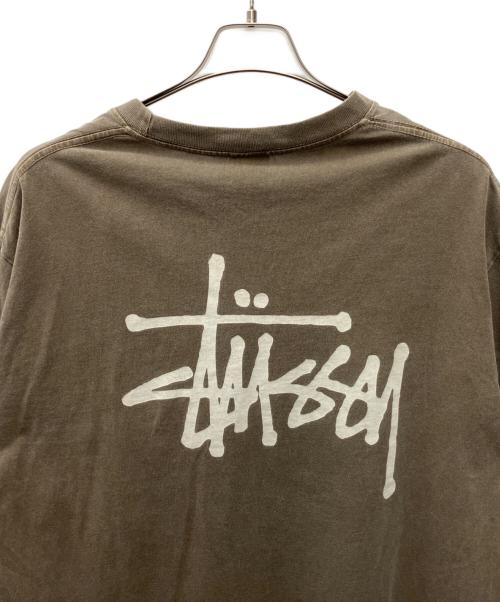 stussy（ステューシー）stussy (ステューシー) 半袖カットソー ブラウン サイズ:XLの古着・服飾アイテム