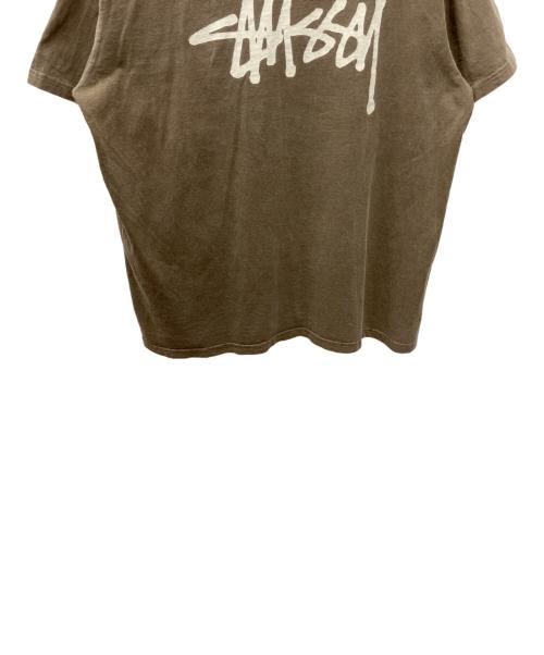 stussy（ステューシー）stussy (ステューシー) 半袖カットソー ブラウン サイズ:XLの古着・服飾アイテム