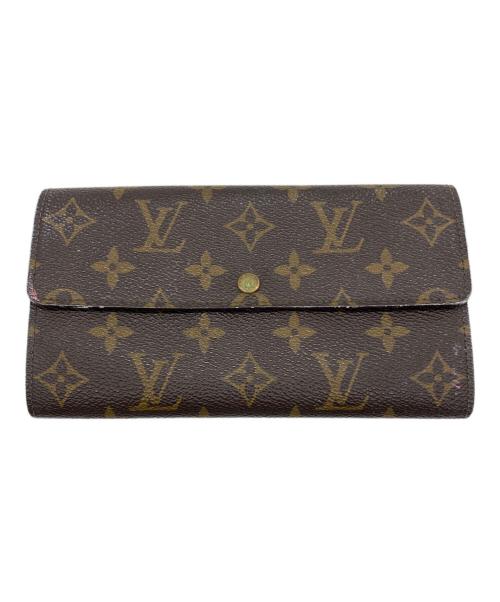 LOUIS VUITTON（ルイ ヴィトン）LOUIS VUITTON (ルイ ヴィトン) 長財布 ブラウンの古着・服飾アイテム