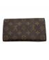 LOUIS VUITTON (ルイ ヴィトン) 長財布 ブラウン：9000円