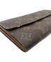 中古・古着 LOUIS VUITTON (ルイ ヴィトン) 長財布 ブラウン：9000円