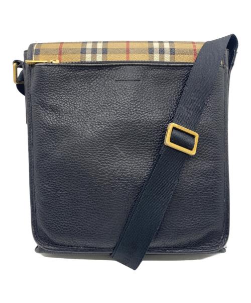 BURBERRY LONDON（バーバリーロンドン）BURBERRY LONDON (バーバリーロンドン) ショルダーバッグ ベージュ×ブラックの古着・服飾アイテム