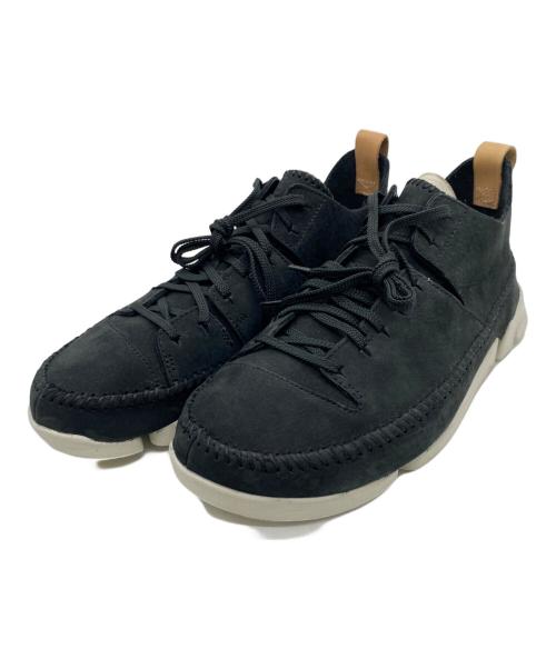 CLARKS（クラークス）CLARKS (クラークス) ローカットスニーカー ブラック サイズ:26㎝の古着・服飾アイテム