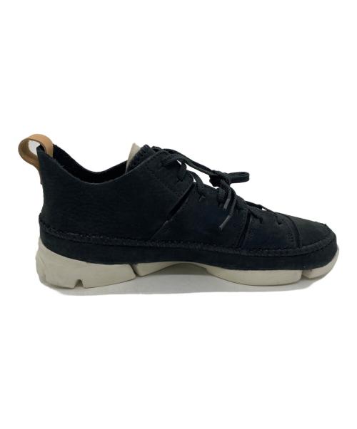 CLARKS（クラークス）CLARKS (クラークス) ローカットスニーカー ブラック サイズ:26㎝の古着・服飾アイテム