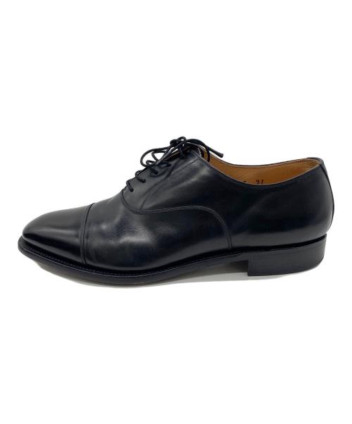 SCOTCH GRAIN（スコッチグレイン）SCOTCH GRAIN (スコッチグレイン) ストレートチップシューズ ブラック サイズ:27.0cmの古着・服飾アイテム