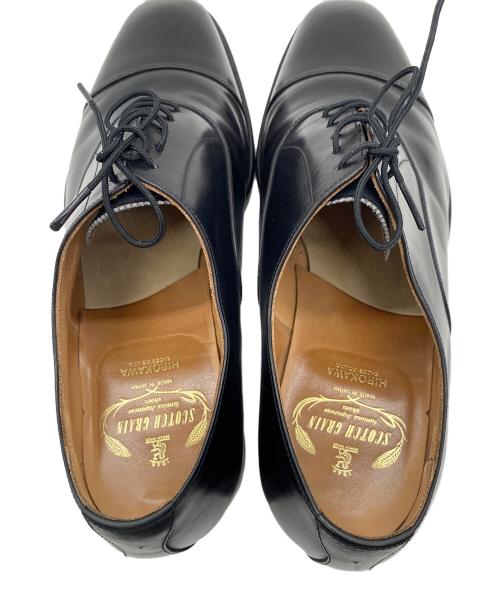 SCOTCH GRAIN（スコッチグレイン）SCOTCH GRAIN (スコッチグレイン) ストレートチップシューズ ブラック サイズ:27.0cmの古着・服飾アイテム