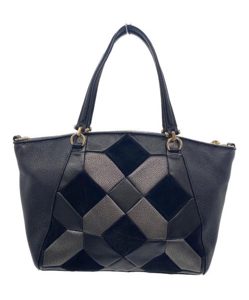 COACH（コーチ）COACH (コーチ) ハンドバッグ ブラックの古着・服飾アイテム