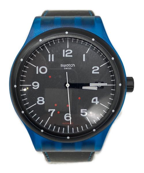SWATCH（スウォッチ）SWATCH (スウォッチ) 腕時計 ブラックの古着・服飾アイテム