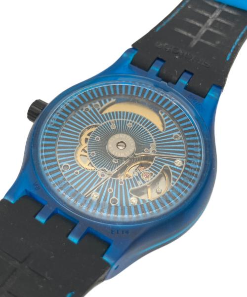 SWATCH（スウォッチ）SWATCH (スウォッチ) 腕時計 ブラックの古着・服飾アイテム