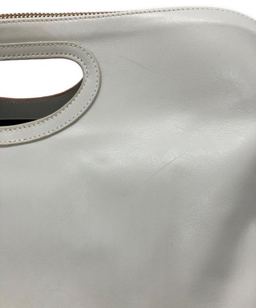 PELLICO（ペリーコ）PELLICO (ペリーコ) ハンドバッグ オレンジ×ホワイトの古着・服飾アイテム