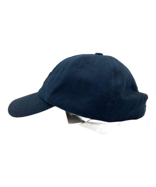 maison kitsune（メゾンキツネ）MAISON KITSUNE (メゾンキツネ) フォックスヘッドキャップ ネイビー サイズ:FREE 未使用品の古着・服飾アイテム