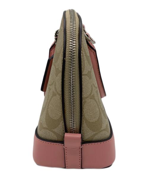 COACH（コーチ）COACH (コーチ) ショルダーバッグ ベージュ×ピンクの古着・服飾アイテム