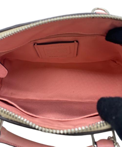 COACH（コーチ）COACH (コーチ) ショルダーバッグ ベージュ×ピンクの古着・服飾アイテム