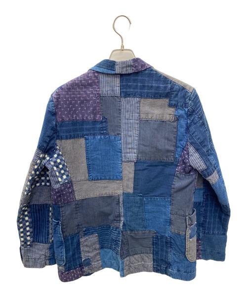 BLUE BLUE（ブルーブルー）BLUE BLUE (ブルーブルー) パッチワークジャケット インディゴ サイズ:3の古着・服飾アイテム