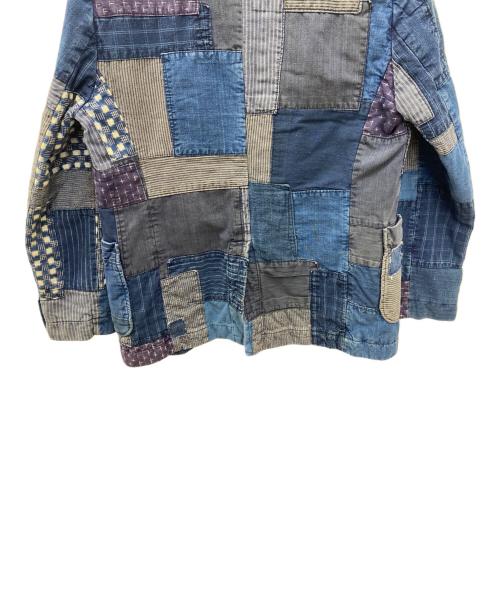 BLUE BLUE（ブルーブルー）BLUE BLUE (ブルーブルー) パッチワークジャケット インディゴ サイズ:3の古着・服飾アイテム