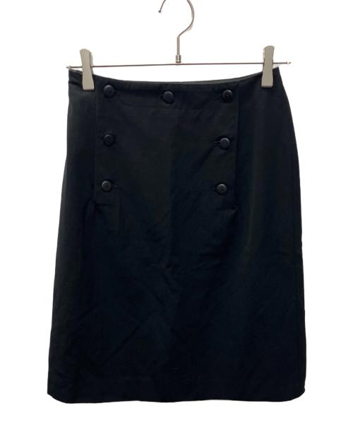 CHANEL（シャネル）CHANEL (シャネル) スカート ブラック サイズ:Ｗ38の古着・服飾アイテム