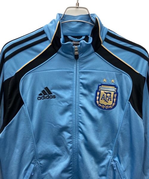 adidas（アディダス）adidas (アディダス) トラックジャケット ブルー×ブラック サイズ:Ｌの古着・服飾アイテム