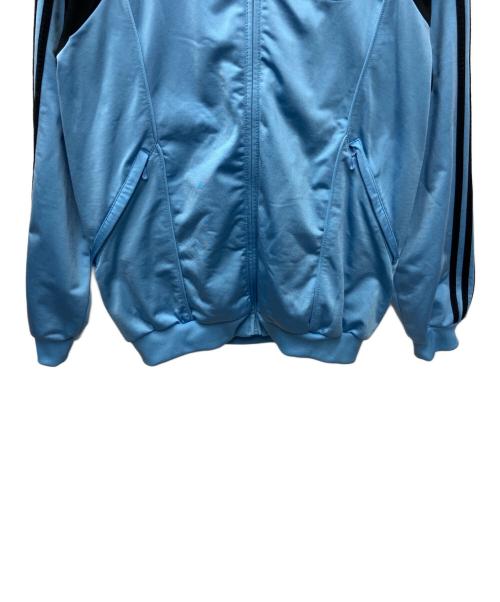 adidas（アディダス）adidas (アディダス) トラックジャケット ブルー×ブラック サイズ:Ｌの古着・服飾アイテム