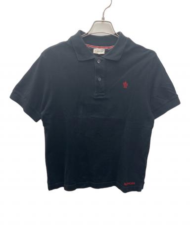 MONCLERモンクレール ポロシャツ 黒 M archive 古着 中古・古着通販】MONCLER (モンクレール) ポロシャツ ブラック サイズ