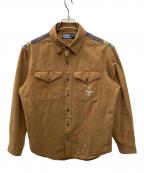RALPH LAURENラルフローレン）の古着「長袖シャツ」｜ブラウン
