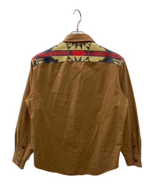 RALPH LAUREN（ラルフローレン）RALPH LAUREN (ラルフローレン) 長袖シャツ ブラウン サイズ:Ｌの古着・服飾アイテム