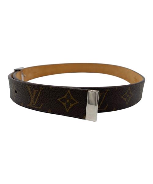 LOUIS VUITTON（ルイ ヴィトン）LOUIS VUITTON (ルイ ヴィトン) レザーベルト ブラウンの古着・服飾アイテム