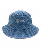SUPREMEシュプリーム）の古着「Punched Denim Crusher」｜インディゴ