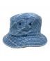 Supreme (シュプリーム) Punched Denim Crusher インディゴ：8000円