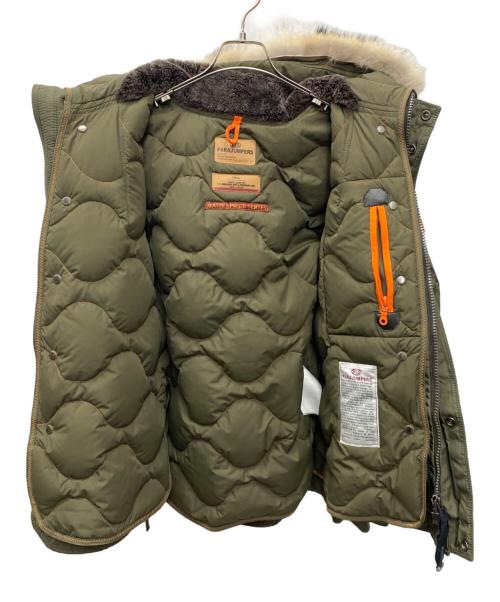 PARAJUMPERS（パラジャンパーズ）Parajumpers (パラジャンパーズ) ダウンジャケット カーキ サイズ:Ｓの古着・服飾アイテム