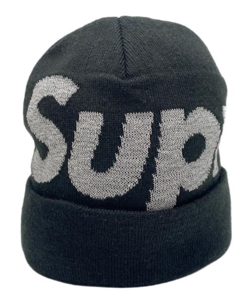 SUPREME（シュプリーム）Supreme (シュプリーム) ニット帽 ブラックの古着・服飾アイテム
