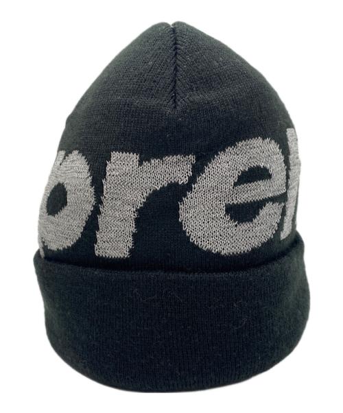 SUPREME（シュプリーム）Supreme (シュプリーム) ニット帽 ブラックの古着・服飾アイテム