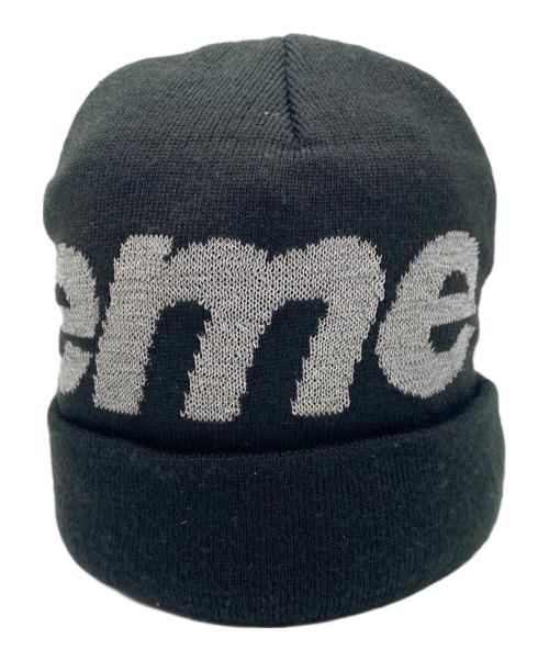 SUPREME（シュプリーム）Supreme (シュプリーム) ニット帽 ブラックの古着・服飾アイテム