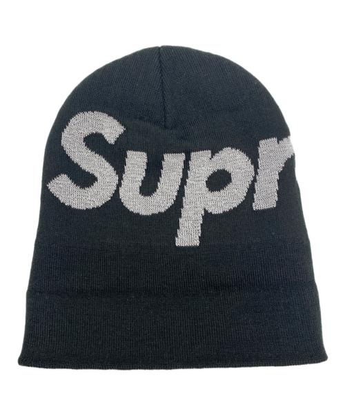 SUPREME（シュプリーム）Supreme (シュプリーム) ニット帽 ブラックの古着・服飾アイテム