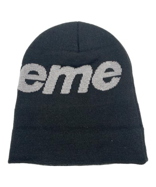 SUPREME（シュプリーム）Supreme (シュプリーム) ニット帽 ブラックの古着・服飾アイテム