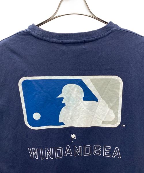 WIND AND SEA（ウィンダンシー）WIND AND SEA (ウィンダンシー) GENUINE MERCHANDISE (ジェニュイン マーチャンダイズ) 半袖カットソー ネイビー サイズ:XLの古着・服飾アイテム