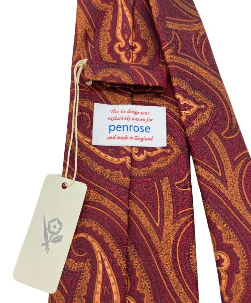 penrose（ペンローズ）penrose (ペンローズ) ネクタイ エンジ サイズ:記載なし 未使用品の古着・服飾アイテム
