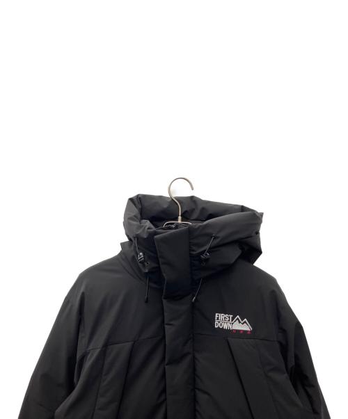 FIRST DOWN（ファーストダウン）FIRST DOWN (ファーストダウン) ダウンジャケット ブラック サイズ:Ｌ 未使用品の古着・服飾アイテム