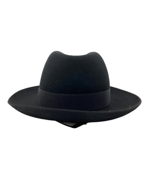 Saint Laurent Paris（サンローランパリ）Saint Laurent Paris (サンローランパリ) BORSALINO (ボルサリーノ) ハット ブラックの古着・服飾アイテム