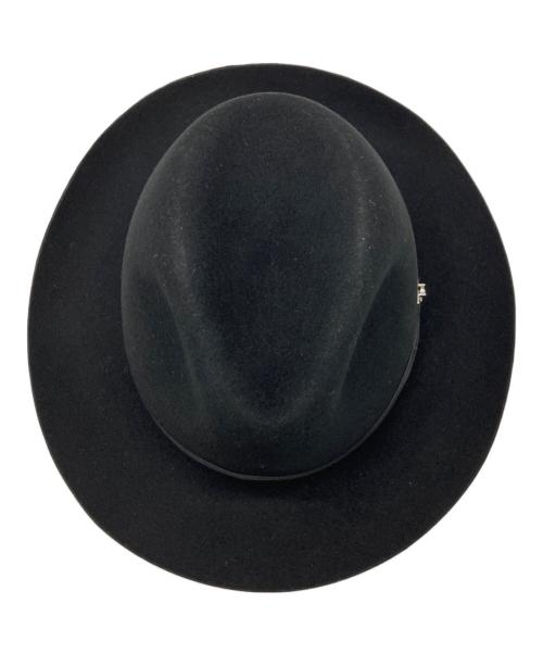 Saint Laurent Paris（サンローランパリ）Saint Laurent Paris (サンローランパリ) BORSALINO (ボルサリーノ) ハット ブラックの古着・服飾アイテム