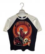 GRATEFUL DEADグレイトフル・デッド）の古着「半袖カットソー」｜ブラック×ホワイト