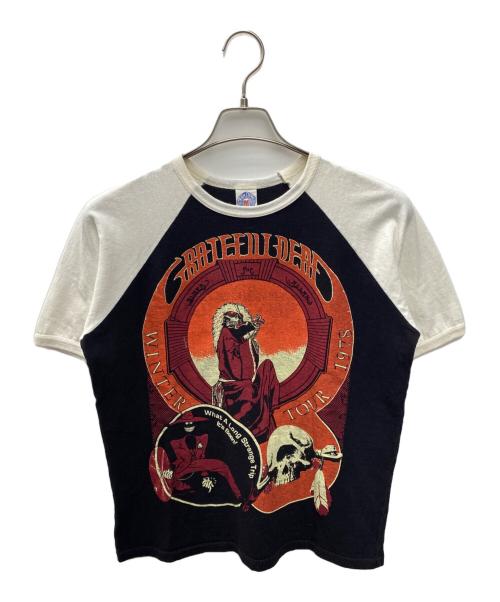 GRATEFUL DEAD（グレイトフル・デッド）GRATEFUL DEAD (グレイトフル・デッド) 半袖カットソー ブラック×ホワイト サイズ:Mの古着・服飾アイテム