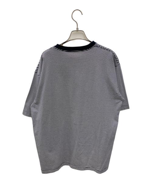 EEL（イール）EEL (イール) 半袖カットソー ネイビー×ホワイト サイズ:Ｍの古着・服飾アイテム