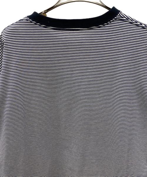EEL（イール）EEL (イール) 半袖カットソー ネイビー×ホワイト サイズ:Ｍの古着・服飾アイテム