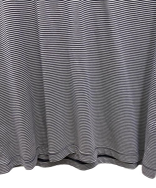 EEL（イール）EEL (イール) 半袖カットソー ネイビー×ホワイト サイズ:Lの古着・服飾アイテム