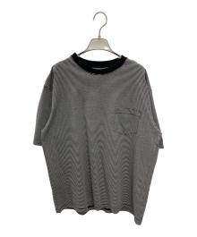 EEL（イール）の古着「半袖カットソー」｜グレー×ブラック