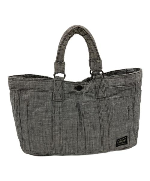 PORTER（ポーター）PORTER (ポーター) ミニトートバッグ グレーの古着・服飾アイテム