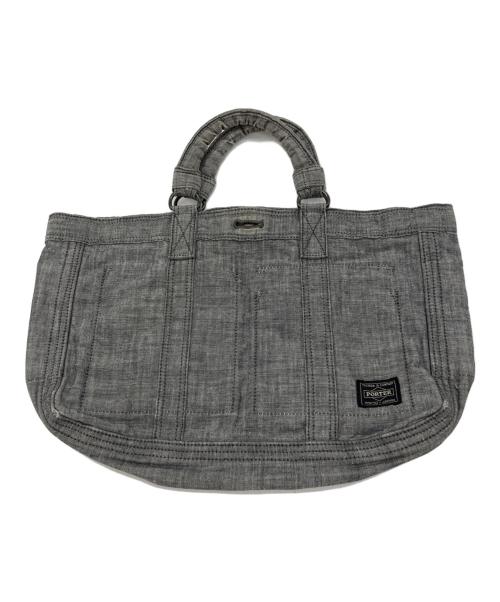 PORTER（ポーター）PORTER (ポーター) ミニトートバッグ グレーの古着・服飾アイテム