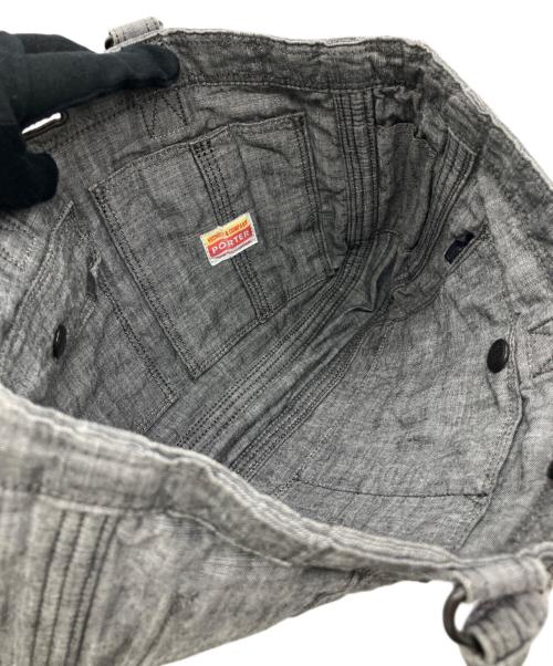 PORTER（ポーター）PORTER (ポーター) ミニトートバッグ グレーの古着・服飾アイテム