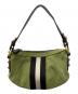 BALLY (バリー) ワンハンドバッグ ブラック×グリーン：8000円