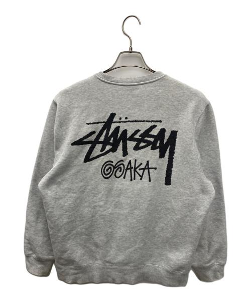 stussy（ステューシー）stussy (ステューシー) クルーネックスウェット グレー サイズ:Ｓの古着・服飾アイテム